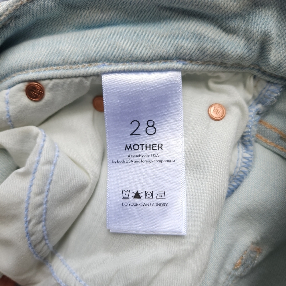 MOTHER The Pixie Tomcat Ankle Jeans In Piña Colada Paradise - Picture 9 of 14